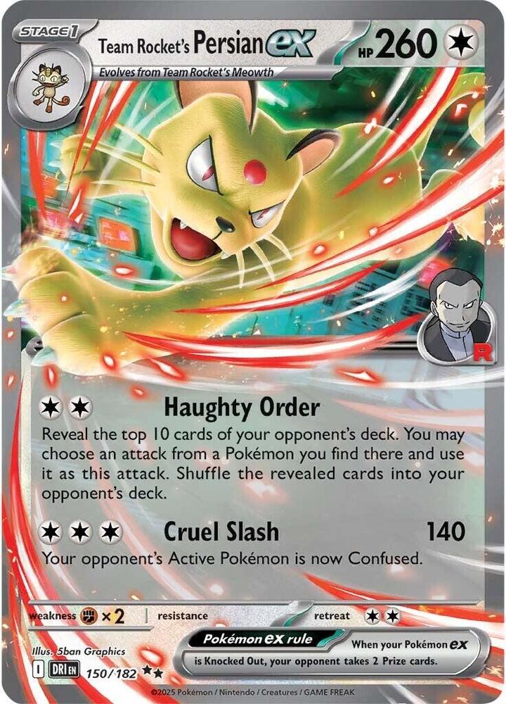 Team Rocket's Persian ex - 150 (DRI)