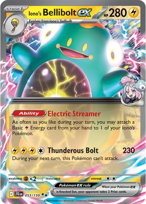 Iono's Bellibolt ex - 53 (JTG)