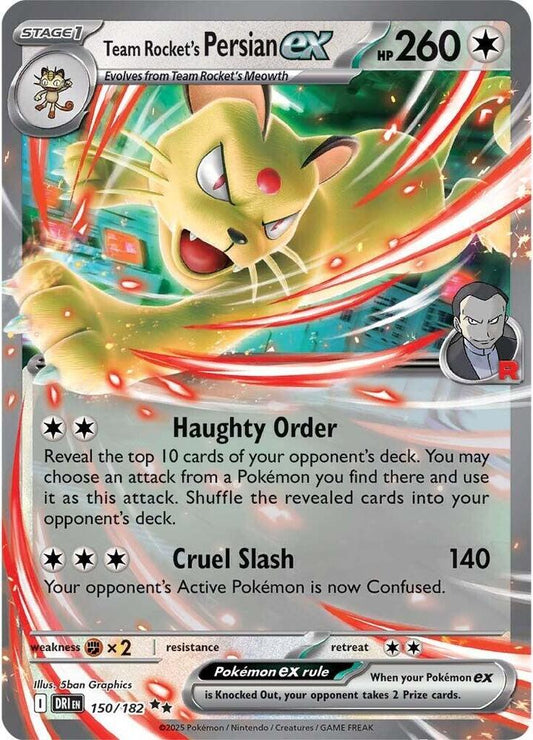 Team Rocket's Persian ex - 150 (DRI)