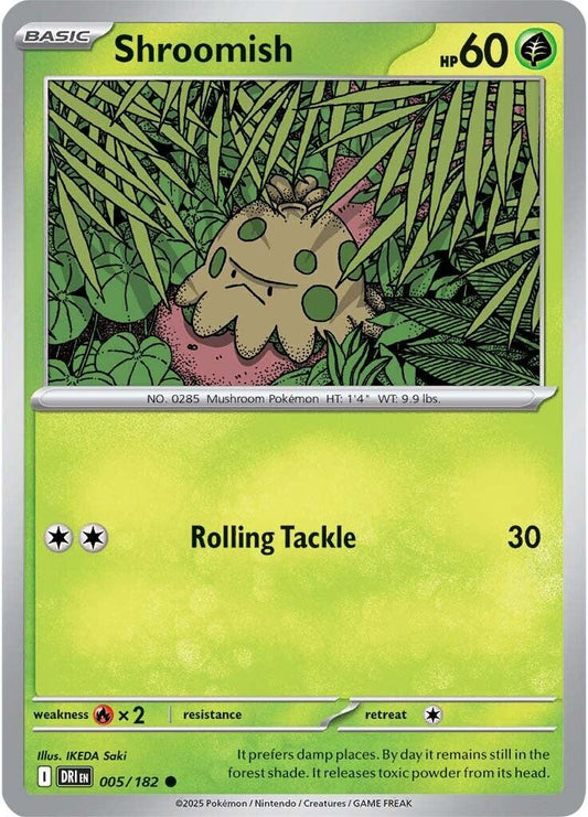 Shroomish [Non Holo & Reverse Holo] - 5 (DRI)