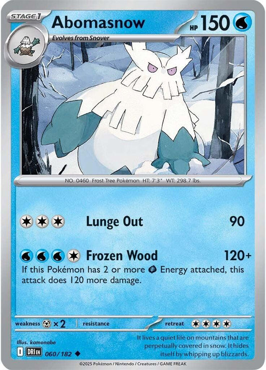 Abomasnow [Non Holo & Reverse Holo] - 60 (DRI)