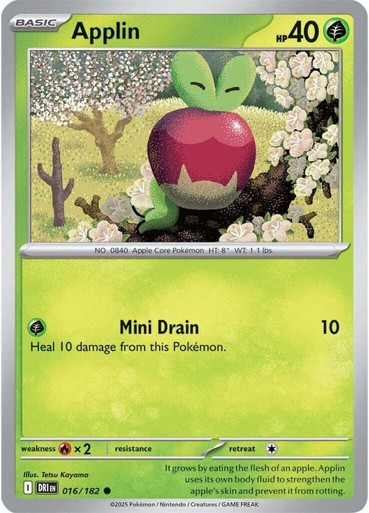 Applin [Non Holo & Reverse Holo] - 16 (DRI)