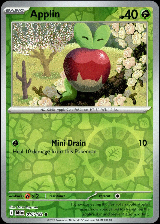 Applin [Non Holo & Reverse Holo] - 16 (DRI)