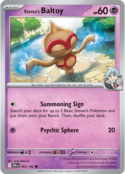 Steven's Baltoy [Non Holo & Reverse Holo] - 83 (DRI)