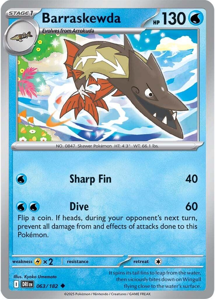Barraskewda [Non Holo & Reverse Holo] - 63 (DRI)