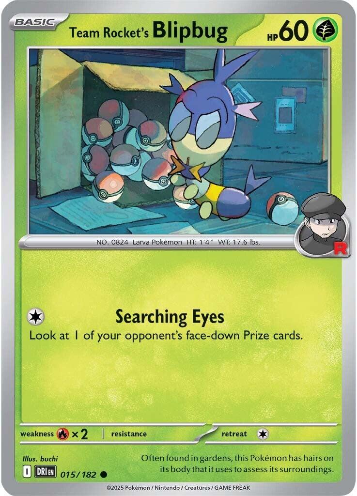 Team Rocket's Blipbug [Non Holo & Reverse Holo] - 15 (DRI)