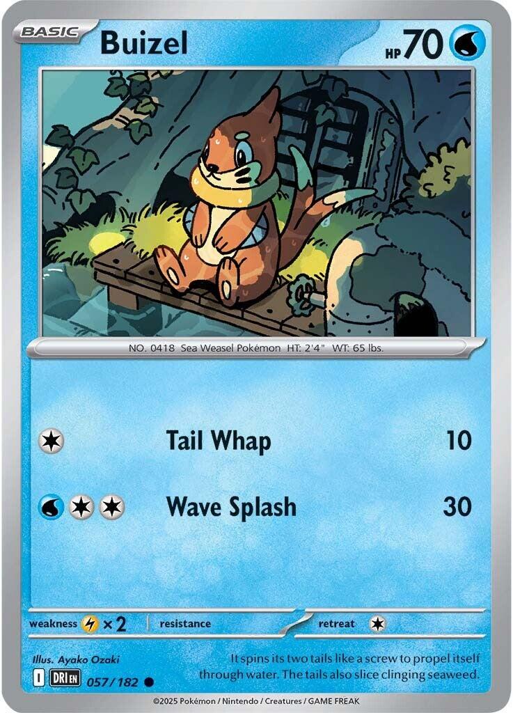 Buizel [Non Holo & Reverse Holo] - 57 (DRI)