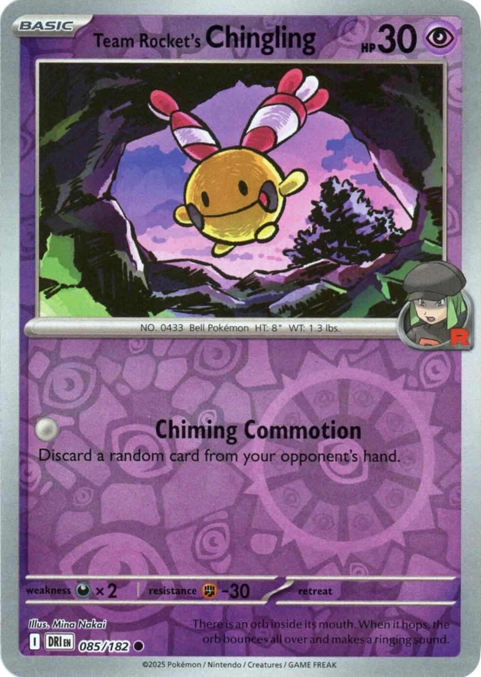 Team Rocket's Chingling [Non Holo & Reverse Holo] - 85 (DRI)
