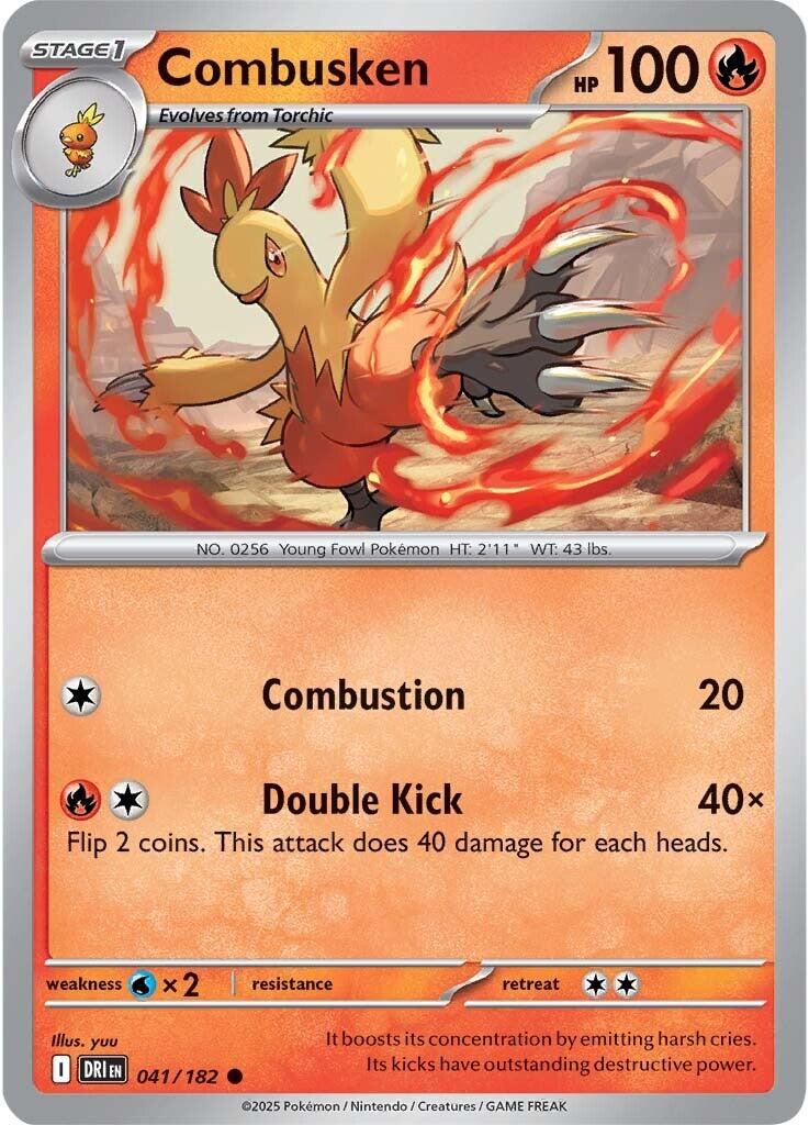 Combusken [Non Holo & Reverse Holo] - 41 (DRI)