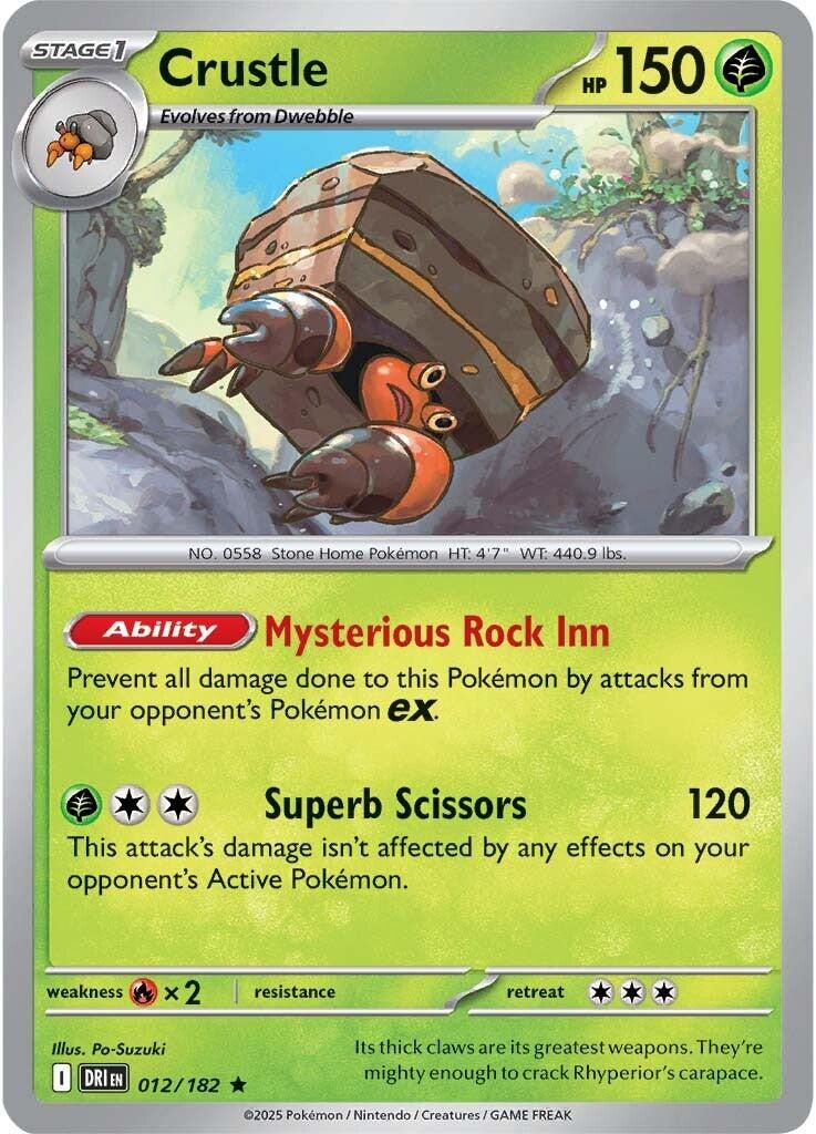 Crustle [Holo & Reverse Holo] - 12 (DRI)