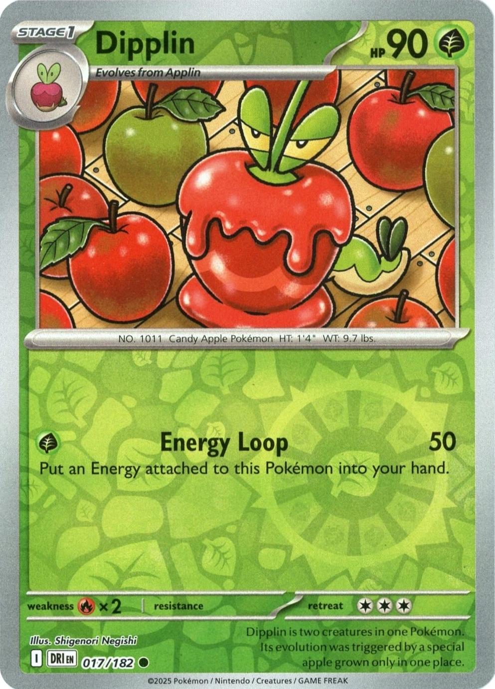 Dipplin [Non Holo & Reverse Holo] - 17 (DRI)