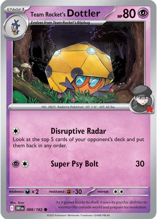 Team Rocket's Dottler [Non Holo & Reverse Holo] - 88 (DRI)