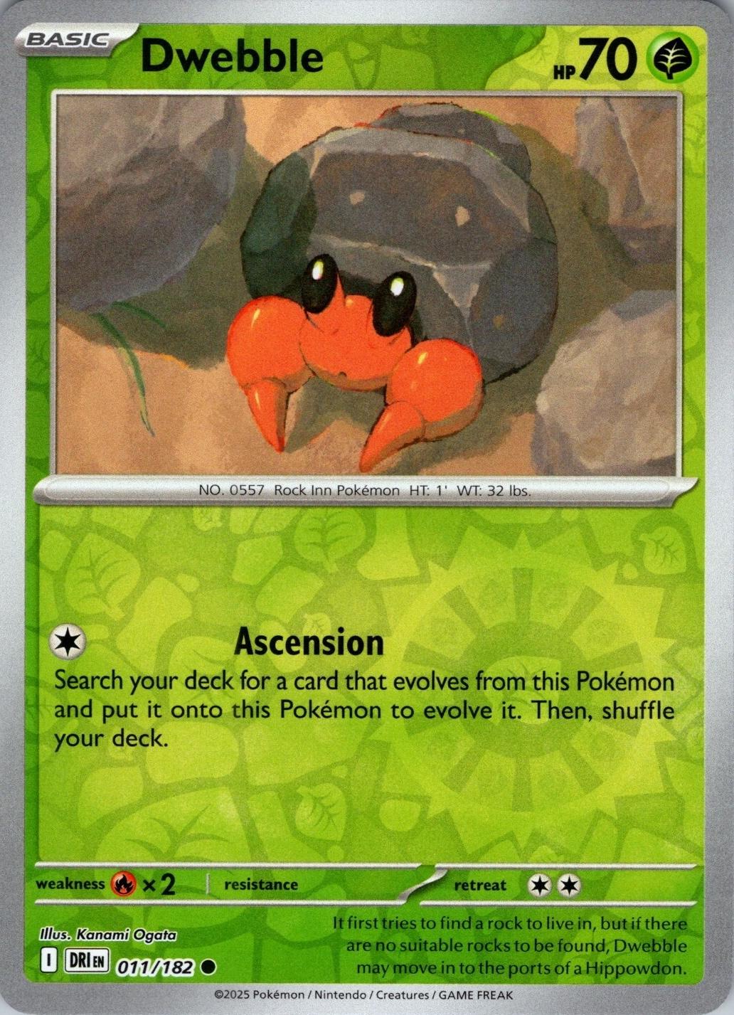 Dwebble [Non Holo & Reverse Holo] - 11 (DRI)