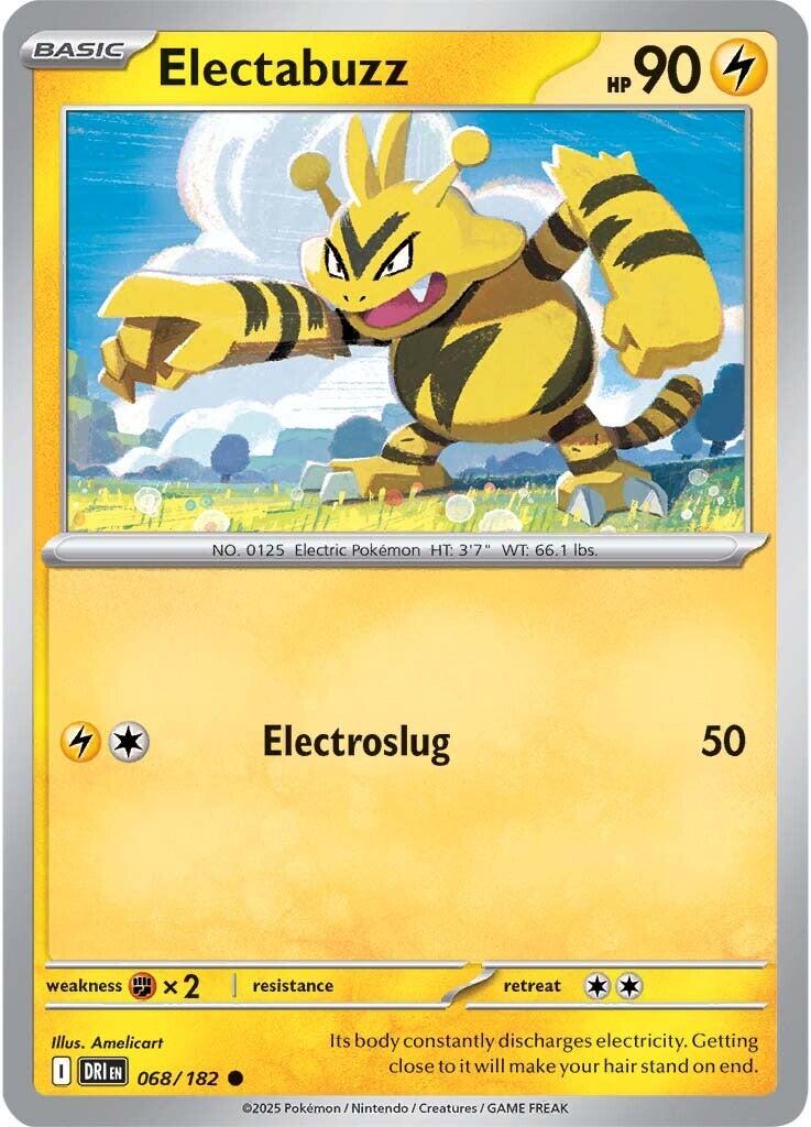 Electabuzz [Non Holo & Reverse Holo] - 68 (DRI)