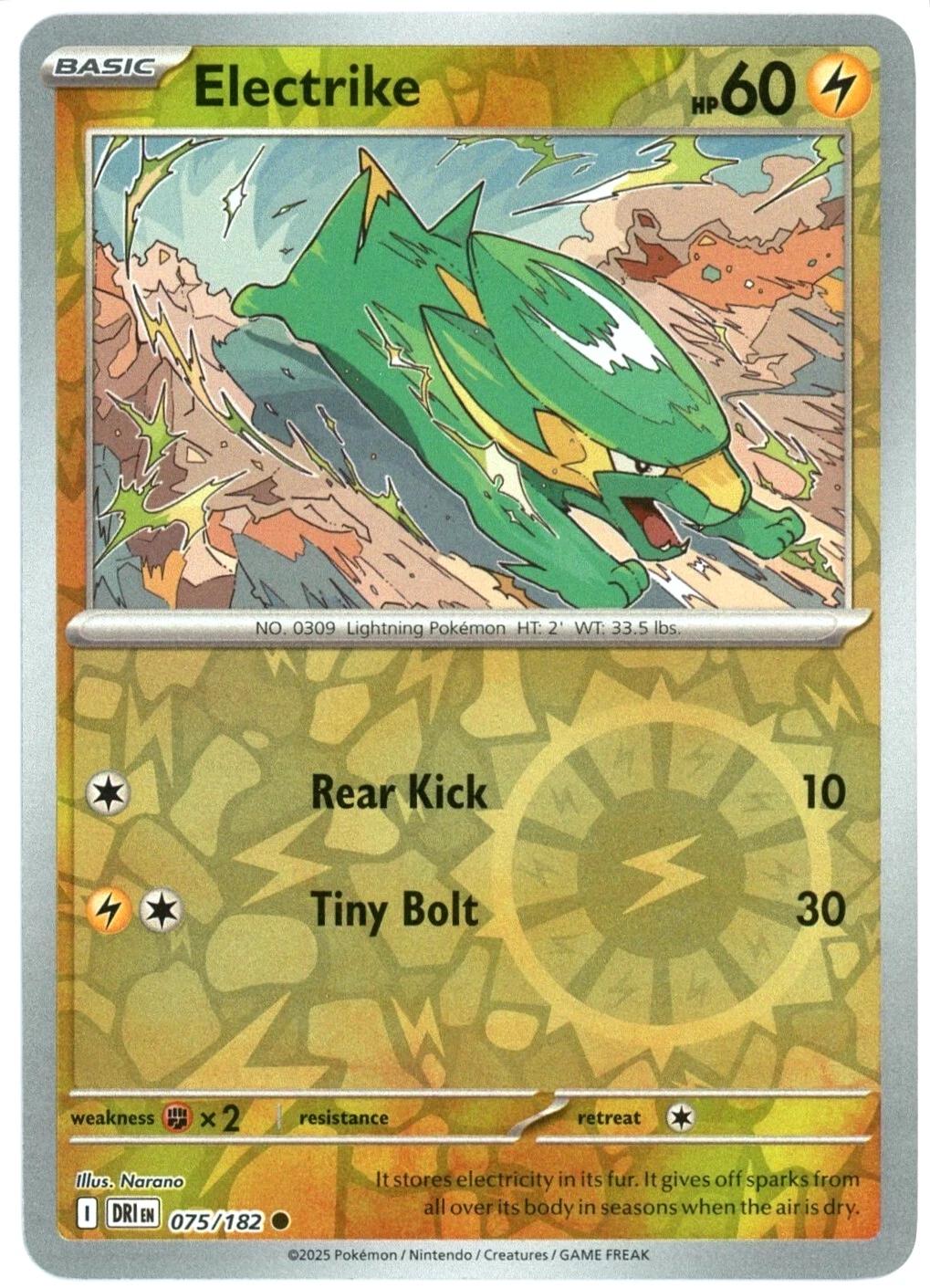 Electrike [Non Holo & Reverse Holo] - 75 (DRI)