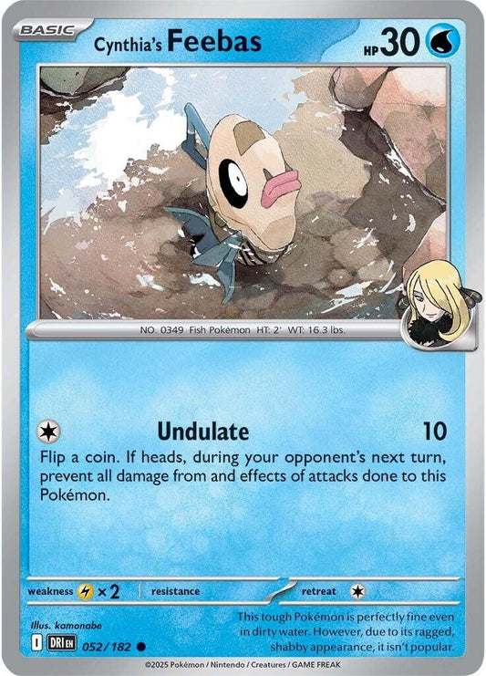 Cynthia's Feebas [Non Holo & Reverse Holo] - 52 (DRI)
