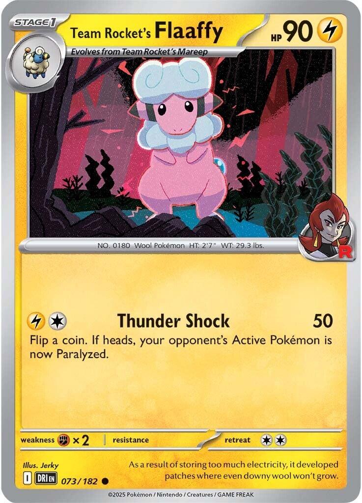 Team Rocket's Flaaffy [Non Holo & Reverse Holo] - 73 (DRI)