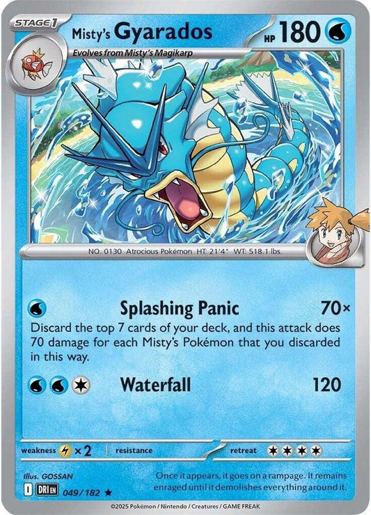 Misty's Gyarados [Holo & Reverse Holo] - 49 (DRI)