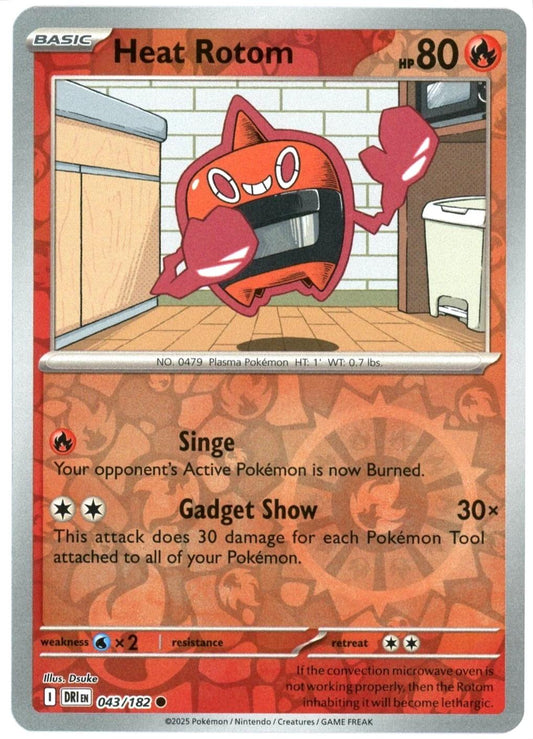 Heat Rotom [Non Holo & Reverse Holo] - 43 (DRI)