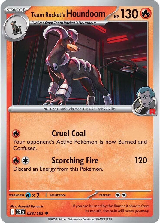 Team Rocket's Houndoom [Non Holo & Reverse Holo] - 38 (DRI)