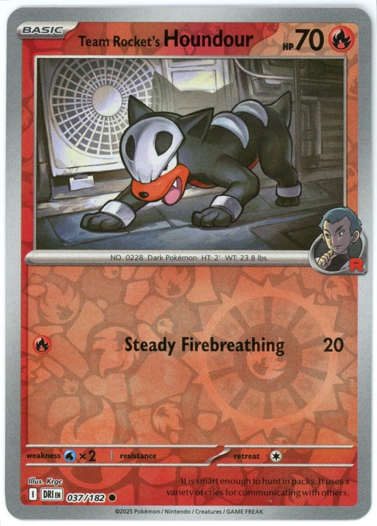 Team Rocket's Houndour [Non Holo & Reverse Holo] - 37 (DRI)