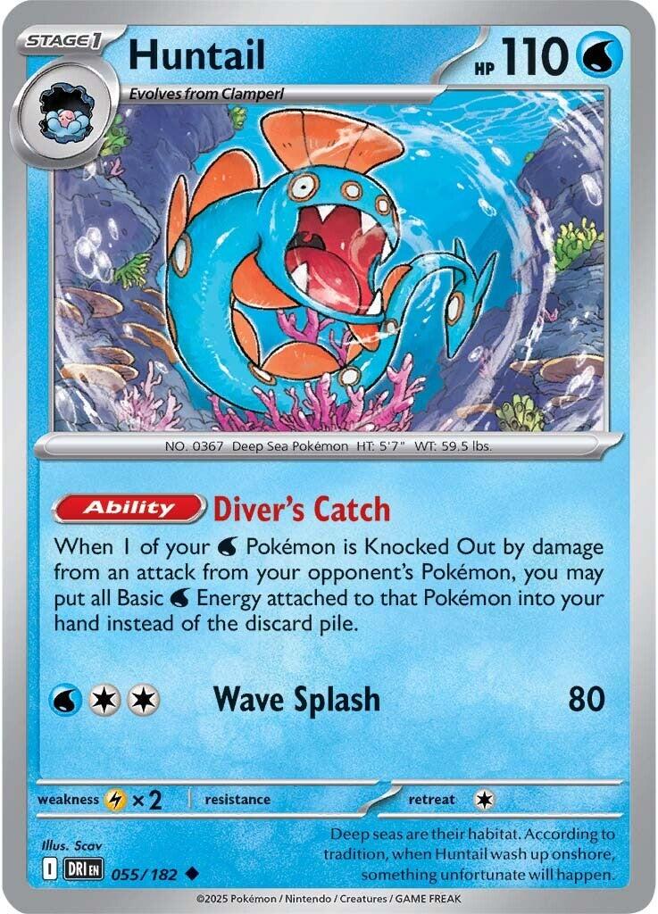Huntail [Non Holo & Reverse Holo] - 55 (DRI)