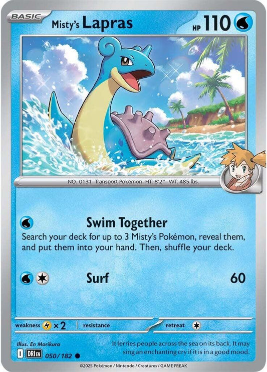 Misty's Lapras [Non Holo & Reverse Holo] - 50 (DRI)