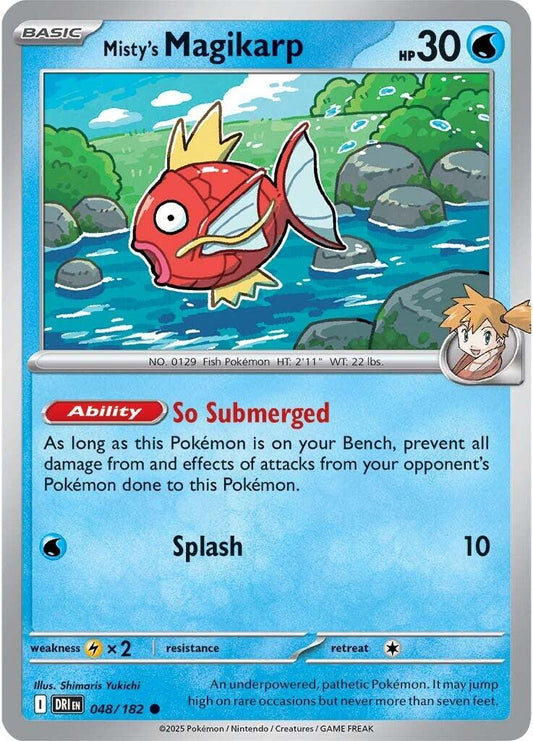 Misty's Magikarp [Non Holo & Reverse Holo] - 48 (DRI)