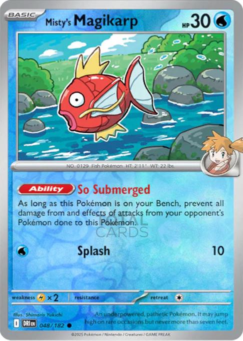 Misty's Magikarp [Non Holo & Reverse Holo] - 48 (DRI)