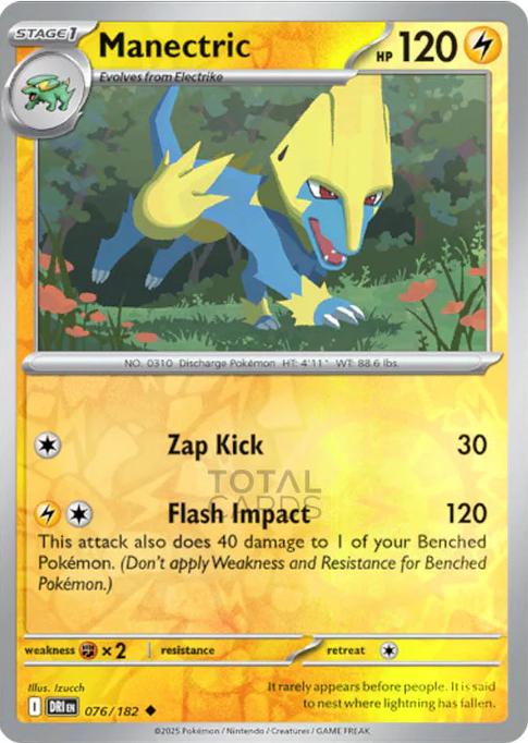 Manectric [Non Holo & Reverse Holo] - 76 (DRI)