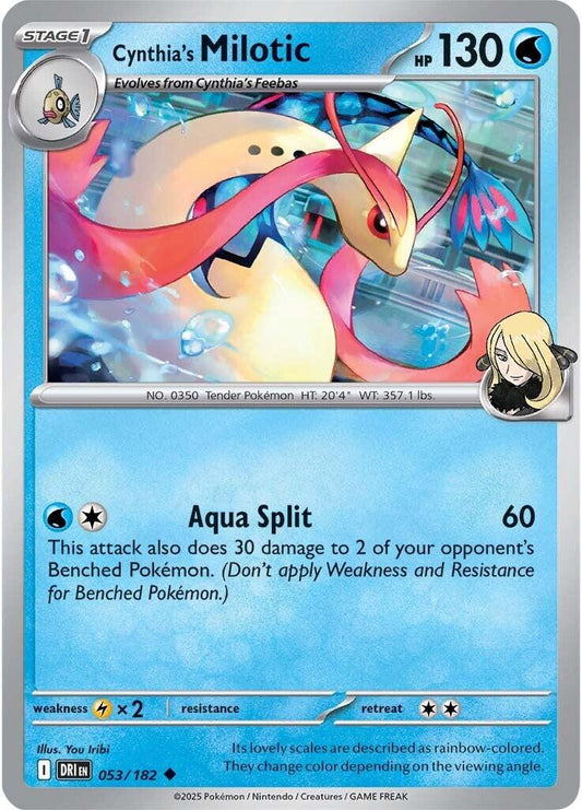 Cynthia's Milotic [Non Holo & Reverse Holo] - 53 (DRI)