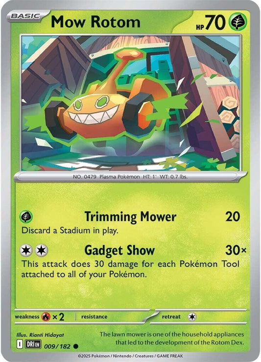 Mow Rotom [Non Holo & Reverse Holo] - 9 (DRI)