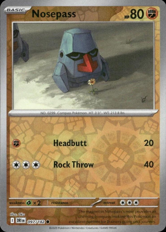 Nosepass [Non Holo & Reverse Holo]  -97