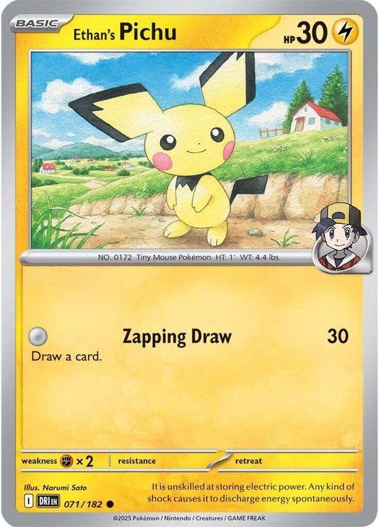 Ethan's Pichu [Non Holo & Reverse Holo] - 71 (DRI)