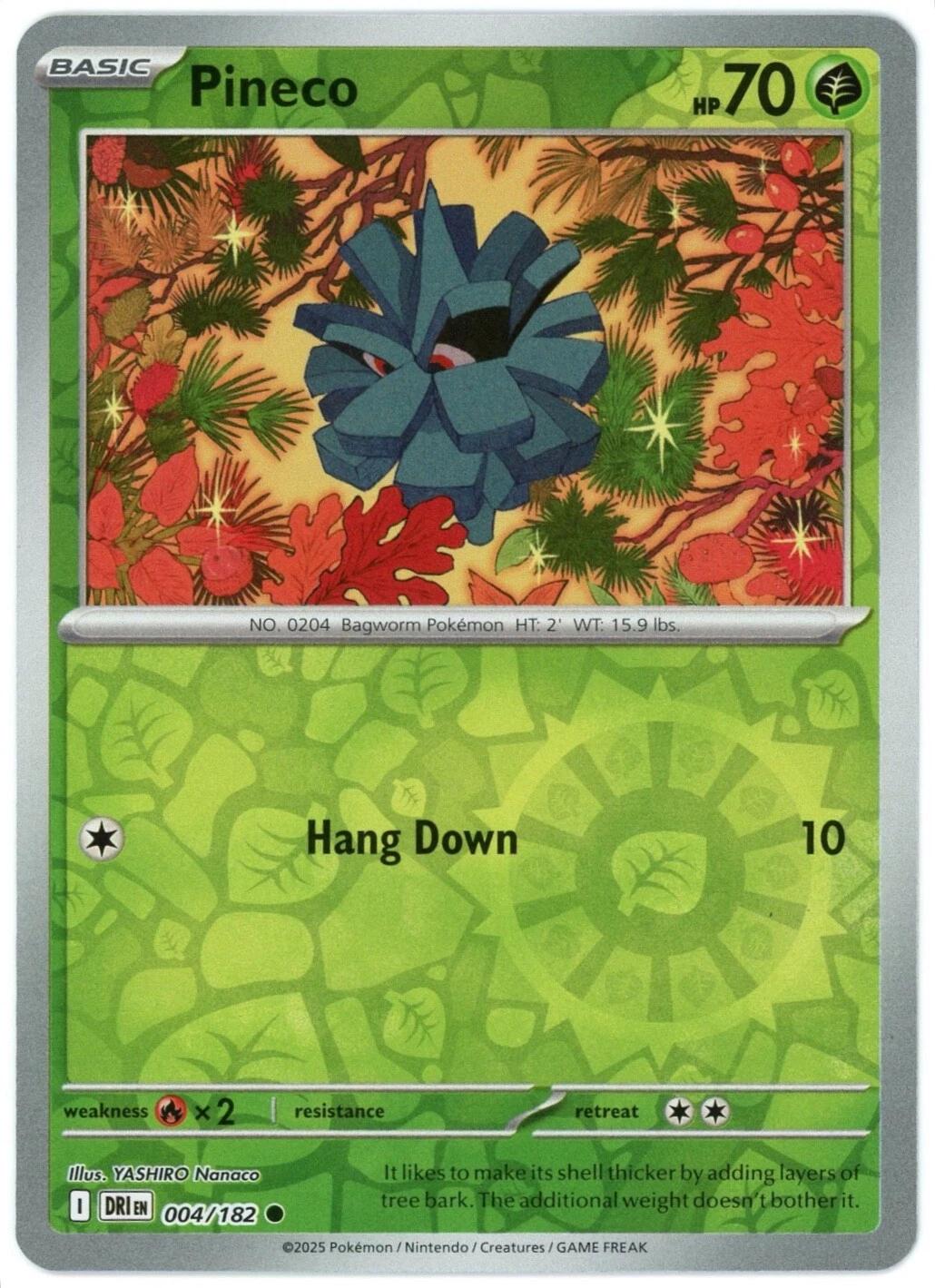 Pineco [Non Holo & Reverse Holo] - 4 (DRI)