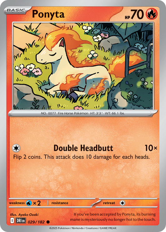 Ponyta [Non Holo & Reverse Holo] - 29 (DRI)