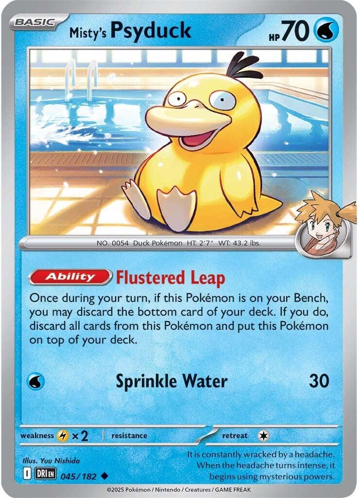 Misty's Psyduck [Non Holo & Reverse Holo] - 45 (DRI)