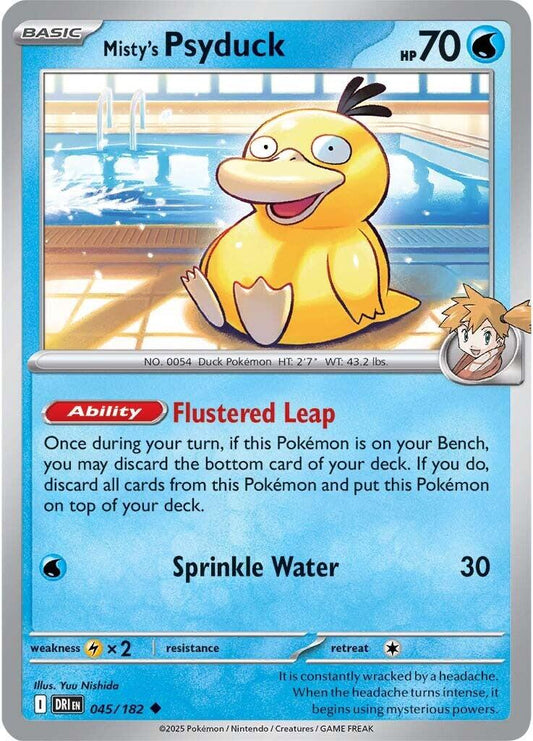 Misty's Psyduck [Non Holo & Reverse Holo] - 45 (DRI)