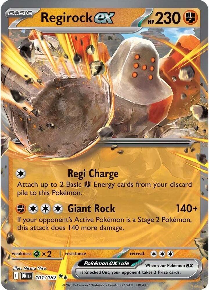 Regirock ex - 101 (DRI)
