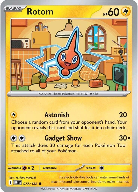 Rotom [Non Holo & Reverse Holo] - 77 (DRI)