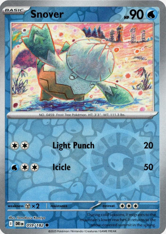 Snover [Non Holo & Reverse Holo] - 59 (DRI)