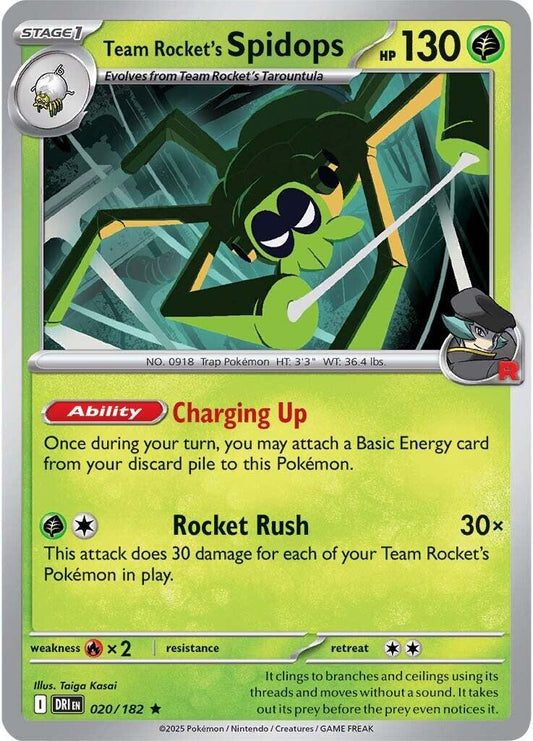 Team Rocket's Spidops [Holo & Reverse Holo] - 20 (DRI)