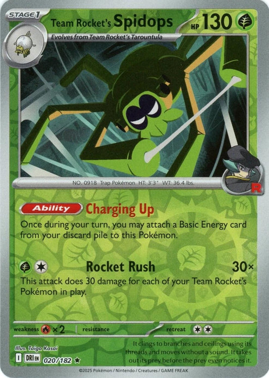Team Rocket's Spidops [Holo & Reverse Holo] - 20 (DRI)