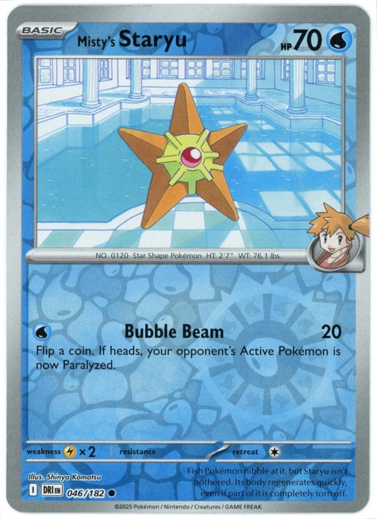 Misty's Staryu [Non Holo & Reverse Holo] - 46 (DRI)
