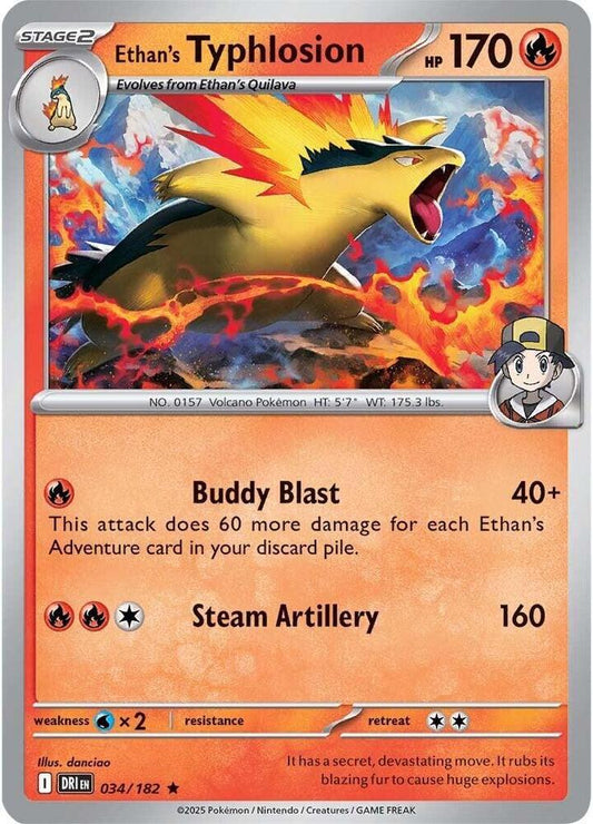 Ethan's Typhlosion [Holo & Reverse Holo] - 34 (DRI)