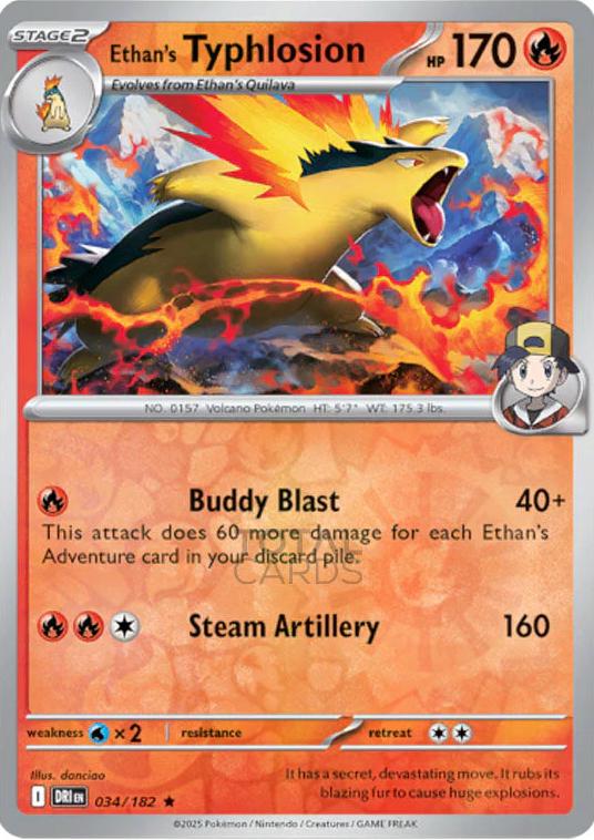 Ethan's Typhlosion [Holo & Reverse Holo] - 34 (DRI)
