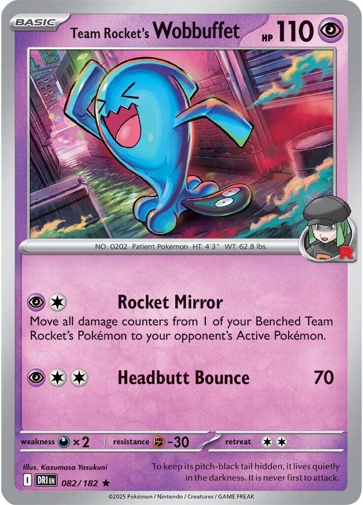 Team Rocket's Wobbuffet [Holo & Reverse Holo]  - 82